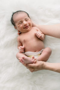 Newborn baby boy born at Women's Wellness Center in Mission Hospital, Mission Viejo, California