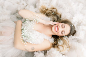 what to wear maternity session orange county soft romantic gown