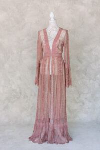 Dusty rose dress on a dress form as a maternity option for clients who want to shoot maternity photography with Amy Captures Love in Orange County, California